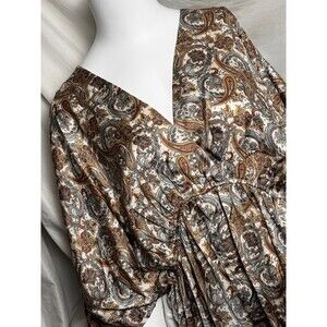 Womens Country Boutique Dress - Paisley Midi Dress - Western Summer Dress